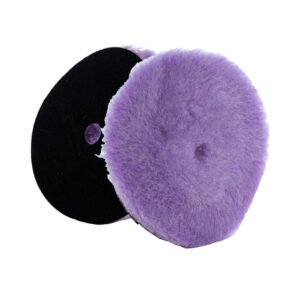 Lake Country Purple Foamed Wool Buffing/Polishing Pad w/Center Hole 7.5″ x 1″