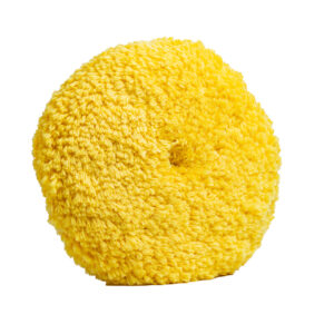 Lake Country Yellow Twisted Acrylic & Wool Pad 8″ x 1.5″ Quick Disconnect