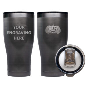 Toadfish Custom Engraved Non-Tipping 20oz Tumbler – Graphite *Minimum Order Quantity of 25