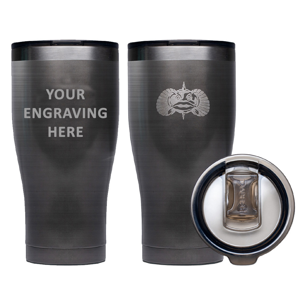 Toadfish Custom Engraved Non-Tipping 20oz Tumbler – Graphite *Minimum Order Quantity of 25 Toadfish Custom Engraved Non-Tipping 20oz Tumbler – Graphite *Minimum Order Quantity of 25