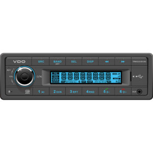 VDO 24V Radio w/FM RDS Tuner/MP3/WMA/USB/Bluetooth – Blue Illumination