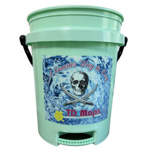 TD Mop TD Grip Bucket – Teal Green – 5 Gallon