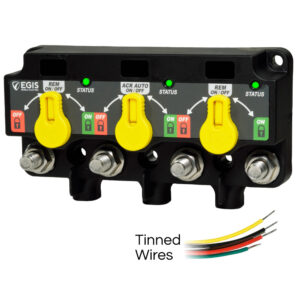 Egis XD Flex 1 Triple Relay/ACR/LVD w/Knob – Tinned Wires