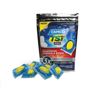 Camco TST Pro RV Holding Tank Treatment Drop-Ins – American Pine *10-Pack