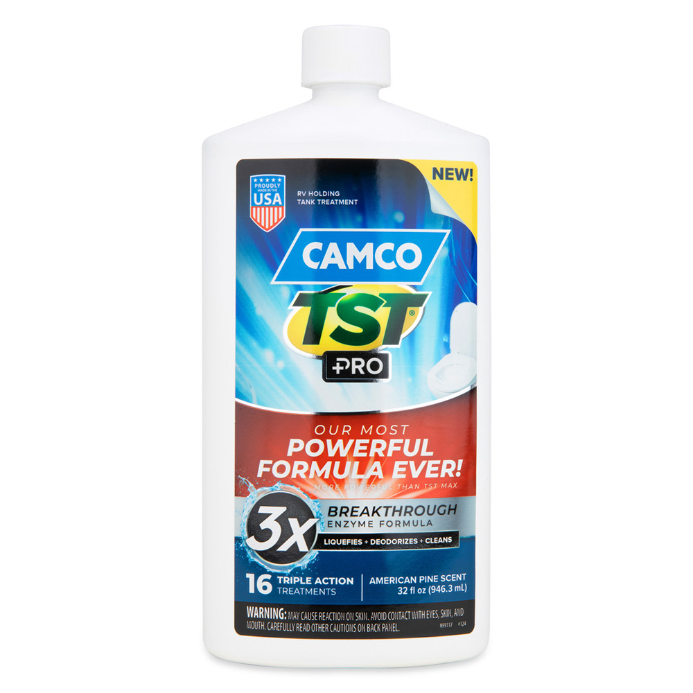 Camco TST Pro RV Holding Tank Treatment – American Pine – 32oz Camco TST Pro RV Holding Tank Treatment – American Pine – 32oz