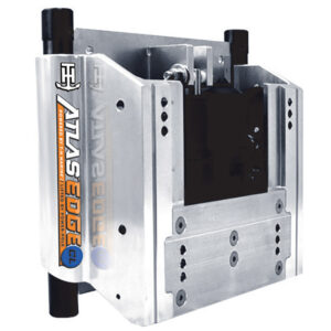T-H Marine ATLAS&trade; EDGE 10″ Set Back Hydraulic Jack Plate – Classic – Silver