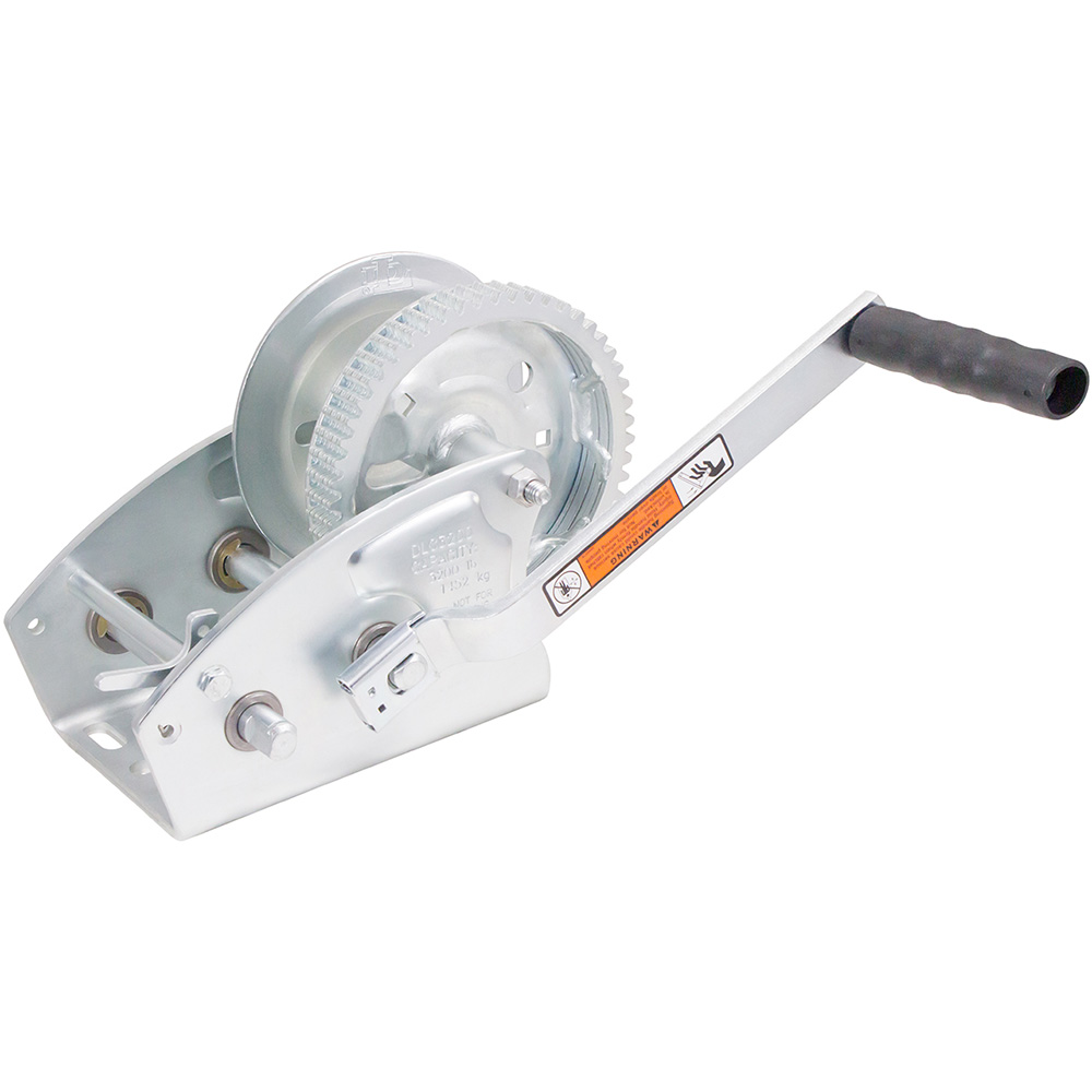 Load Rite Two-Speed Trailer Winch – 3200lbs – 25′ Strap – 8″ Handle Load Rite Two-Speed Trailer Winch – 3200lbs – 25′ Strap – 8″ Handle