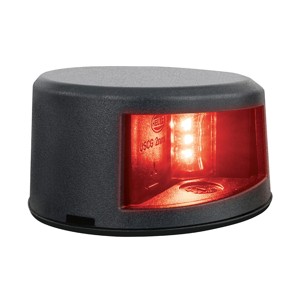 Hella Marine NaviLED Gen II Port Deck Mount Navigation Lamp – Black Hella Marine NaviLED Gen II Port Deck Mount Navigation Lamp – Black