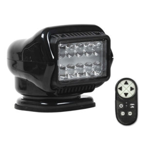 Golight Stryker ST Series LED Hybrid Light – Portable Mount – Handheld Wireless Remote – 12V – Black