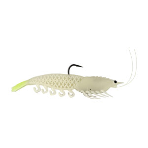 Berkley Powerbait Saltwater Shrimperor – 5″ – Glow/Chartreuse