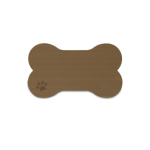 SeaDek Dog Bowl Mat – Cappuccino/Black – Small – 12″ x 21″