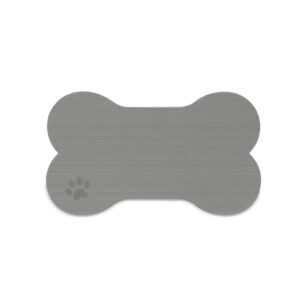 SeaDek Dog Bowl Mat – Storm Grey/Black – Medium – 12.5″ x 24″