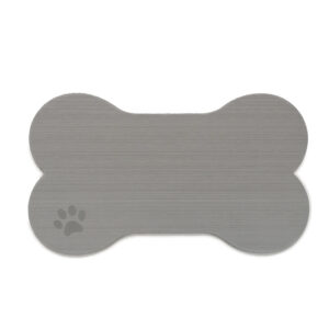SeaDek Dog Bowl Mat – Storm Grey/Black – Large – 16.5″ x 29.5″