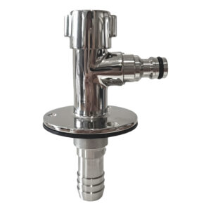 Flushmaster Quarter Turn Quick Connect Water Spigot – 90-Degree