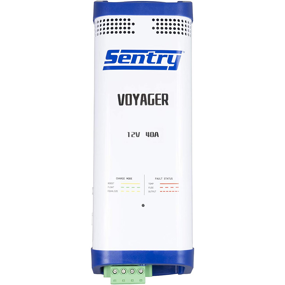 Sentry Voyager Battery Charger 12V – 40A – 115/230V Input – 3 Bank Sentry Voyager Battery Charger 12V – 40A – 115/230V Input – 3 Bank