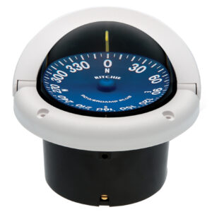 Ritchie SS-1002W SuperSport Compass – Flush Mount – White