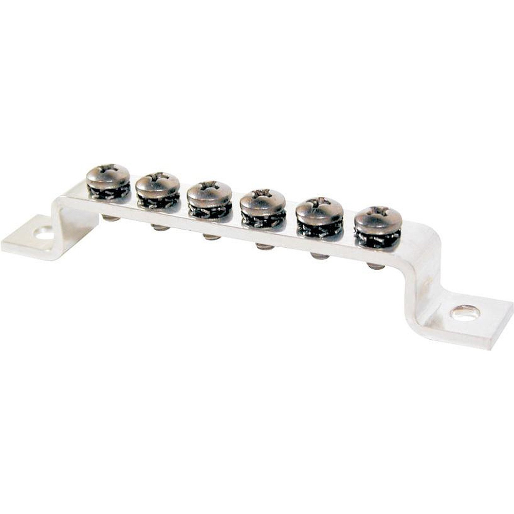 Blue Sea 2306 MiniBus 100AMP Common BusBar Grounding BusBar 6 x 8-32 Screw Terminal Blue Sea 2306 MiniBus 100AMP Common BusBar Grounding BusBar 6 x 8-32 Screw Terminal