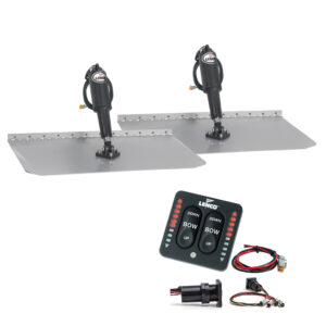 Lenco 12″ x 18″ Standard Trim Tab Kit w/LED Indicator Switch Kit 12V