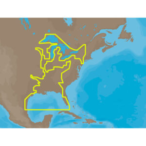 C-MAP MAX NA-M023 – U.S. Gulf Coast & Inland Rivers – SD&trade; Card
