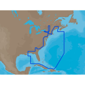 C-MAP MAX NA-M022 – U.S. East Coast & The Bahamas – SD&trade; Card