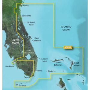 Garmin BlueChart&reg; g3 Vision&reg; HD – VUS009R – Jacksonville – Key West – microSD&trade;/SD&trade;