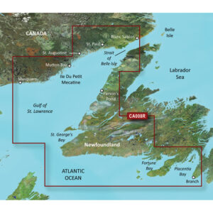 Garmin BlueChart&reg; g3 Vision&reg; HD – VCA008R – Newfoundland West – microSD&trade;/SD&trade;