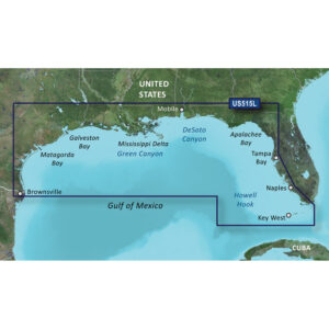 Garmin BlueChart&reg; g3 Vision&reg; HD – VUS515L – Brownsville – Key Largo – microSD&trade;/SD&trade;
