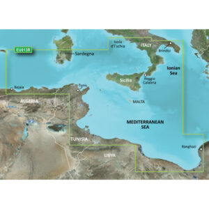 Garmin BlueChart&reg; g3 Vision&reg; HD – VEU013R – Italy Southwest & Tunisia – microSD&trade;/SD&trade;
