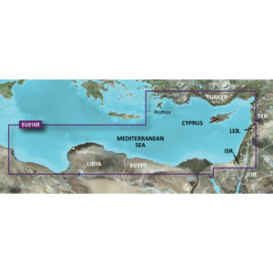 Garmin BlueChart&reg; g3 Vision&reg; HD – VEU016R – Mediterranean Southeast – microSD&trade;/SD&trade;