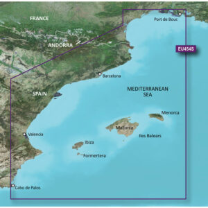 Garmin BlueChart&reg; g3 Vision&reg; HD – VEU454S – Barcelona & Valencia – microSD&trade;/SD&trade;