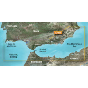 Garmin BlueChart&reg; g3 Vision&reg; HD – VEU455S – Alicante to Cabo de Sao Vicente – microSD&trade;/SD&trade;