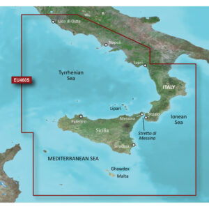 Garmin BlueChart&reg; g3 Vision&reg; HD – VEU460S – Sicily to Lido di Ostia – microSD&trade;/SD&trade;