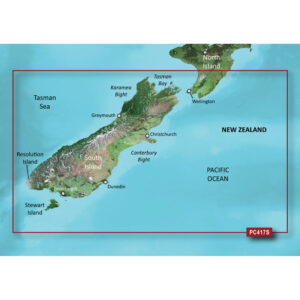 Garmin BlueChart&reg; g3 Vision&reg; HD – VPC417S – New Zealand South – microSD&trade;/SD&trade;