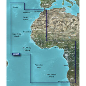 Garmin BlueChart&reg; g3 Vision&reg; HD – VAF003R – Western Africa – microSD&trade;/SD&trade;