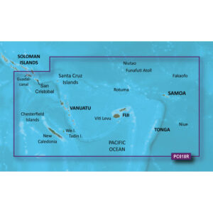 Garmin BlueChart&reg; g3 Vision&reg; HD – VPC018R – New Caledonia – Fiji – microSD&trade;/SD&trade;