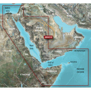 Garmin BlueChart&reg; g3 Vision&reg; HD – VAW451S – Red Sea – microSD&trade;/SD&trade;