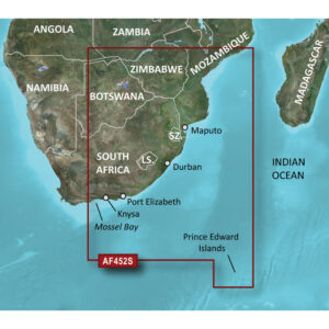 Garmin BlueChart&reg; g3 Vision&reg; HD – VAF452S – Knysna, SA to Beira, MZ – microSD&trade;/SD&trade;