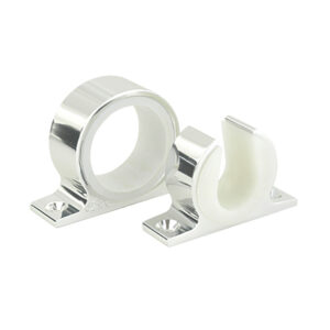 Lee’s Single Rod Rack Set – Bright Silver Finish