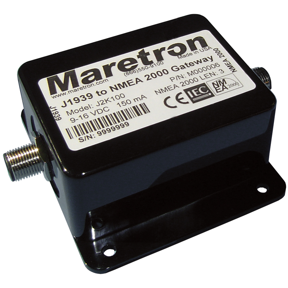 Maretron J2K100 NMEA 2000® / J1939 Bridge Maretron J2K100 NMEA 2000® / J1939 Bridge