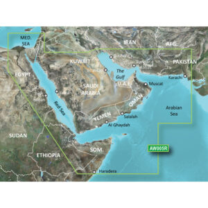 Garmin BlueChart&reg; g3 Vision&reg; HD – VAW005R – The Gulf & Red Sea – microSD&trade;/SD&trade;