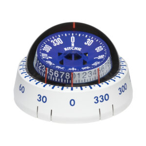 Ritchie XP-98W X-Port Tactician Compass – Surface Mount – White