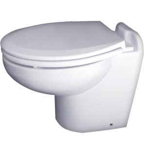 Raritan Marine Elegance – White – Household Style – Freshwater Solenoid – Smart Toilet Control – 12v