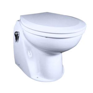 Raritan Atlantes Freedom&reg; w/Vortex-Vac – Household Style – White – Remote Intake Pump – Smart Toilet Control – 12v