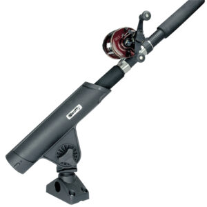 Scotty Rodmaster II Rod Holder w/241 Deck/Side Mount – Black