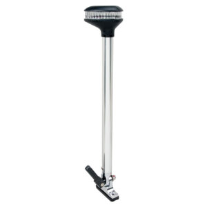 Perko Stealth Series – Fold Down All-Round Light – Vertical Mount 13-3/8″ Height – 2NM Range