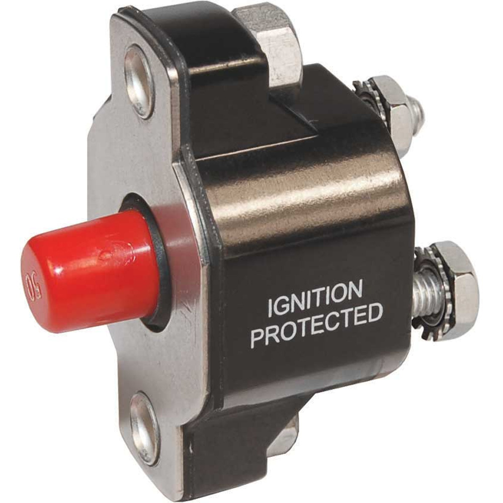 Blue Sea 2142 Medium Duty Push Button Reset-Only – 50A Blue Sea 2142 Medium Duty Push Button Reset-Only – 50A