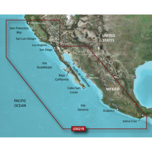 Garmin BlueChart&reg; g3 HD – HXUS021R – California – Mexico – microSD&trade;/SD&trade;