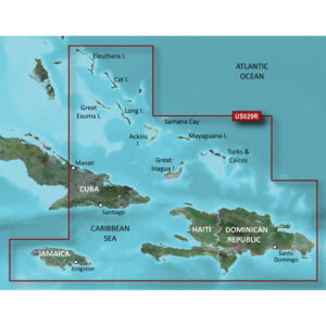 Garmin BlueChart&reg; g3 HD – HXUS029R – Southern Bahamas – microSD&trade;/SD&trade;