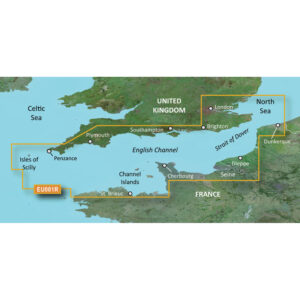 Garmin BlueChart&reg; g3 HD – HXEU001R – English Channel – microSD&trade;/SD&trade;