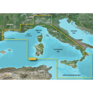 Garmin BlueChart&reg; g3 HD – HXEU012R – Italy West Coast – microSD&trade;/SD&trade;